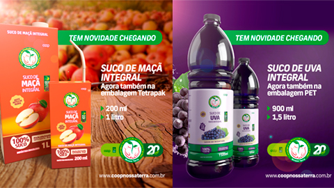 Read more about the article Cooperativa Nossa Terra lança dois novos produtos