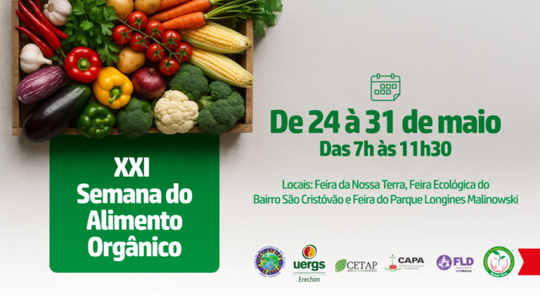 Leia mais sobre o artigo Semana do Alimento Orgânico promove saúde, sustentabilidade e valorização da agricultura familiar em Erechim
